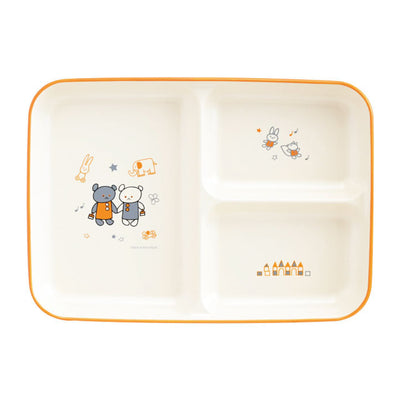 プレート こぐまちゃん まいにちシリーズ キッズ食器 仕切プレート