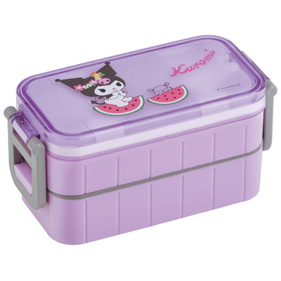 お弁当箱 600ml 2段 保冷タイトランチBOX クロミ