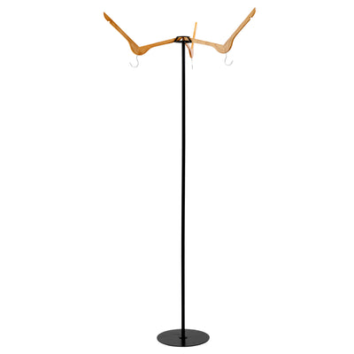 ハンガーラック 幅80cm ハンガー付き スチール製 スリム SLOKA ポールハンガー