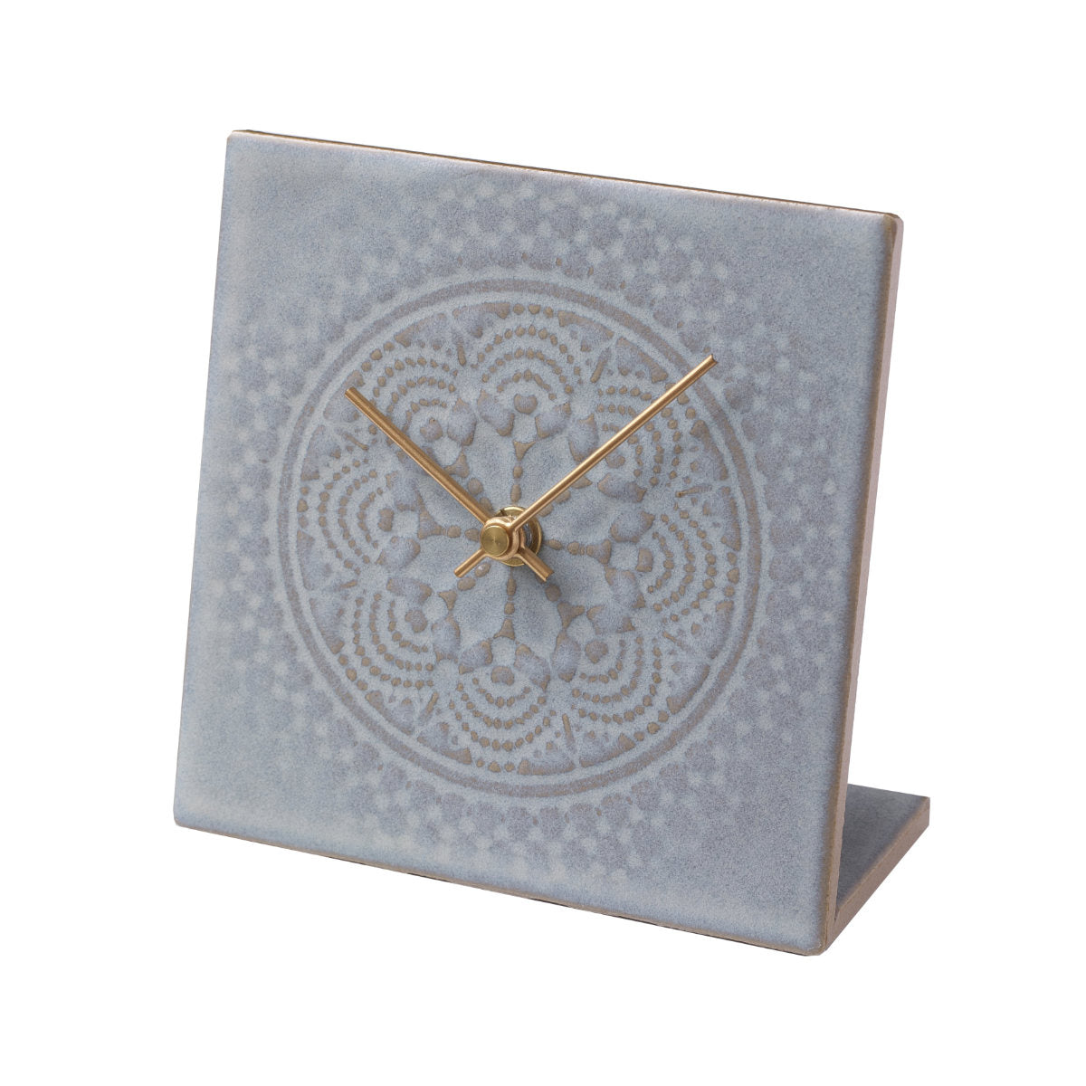 置き時計 LACE TILE CLOCK 陶器 美濃焼 SUGY 日本製 – ハウジー
