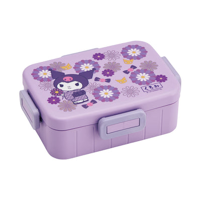 弁当箱 1段 650ml 4点ロックランチボックス クロミ 菊