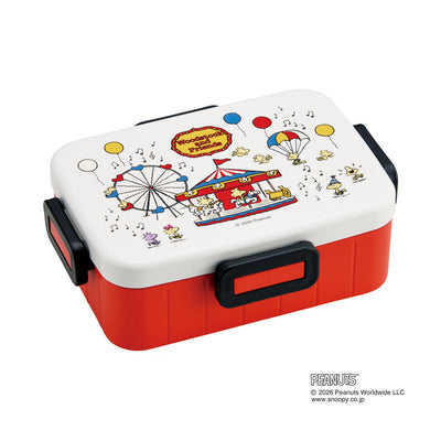 弁当箱 1段 650ml 4点ロックランチボックス スヌーピー ウッドストック カーニバル