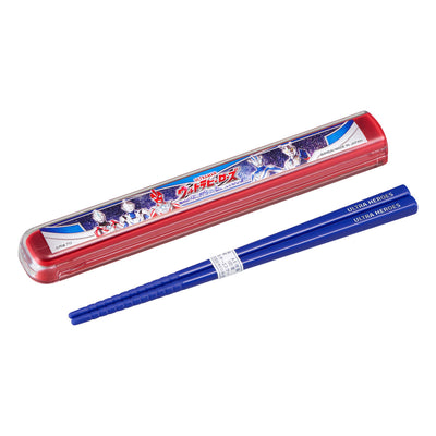 箸箱セット ウルトラヒーローズ 引フタ箸箱セット 16.5cm