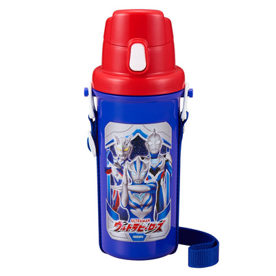 水筒 600ml ウルトラヒーローズ 直飲み