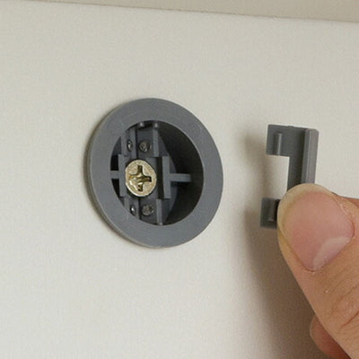 オーダー本棚用 壁面固定補助具用穴加工 幅45～90ｃｍ