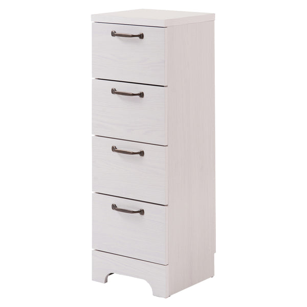 カウンター下収納チェスト幅30cm4段北欧風引出し