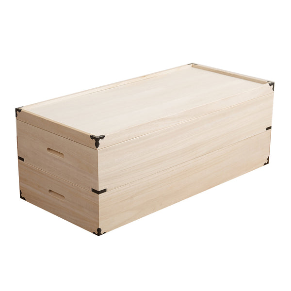 桐衣装ケース衣装箱深型2段91cm日本製