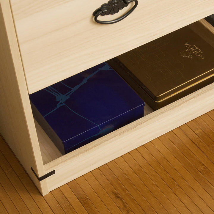 桐タンス幅99.5cm3段台輪あり着物用日本製