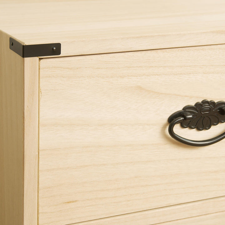 桐タンス幅99.5cm3段台輪あり着物用日本製