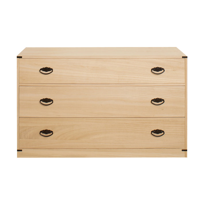 桐タンス幅99.5cm3段台輪あり着物用日本製