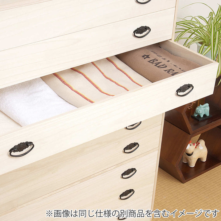 桐タンス幅99.5cm3段上置き兼用桐収納衣装箱引出し日本製完成品