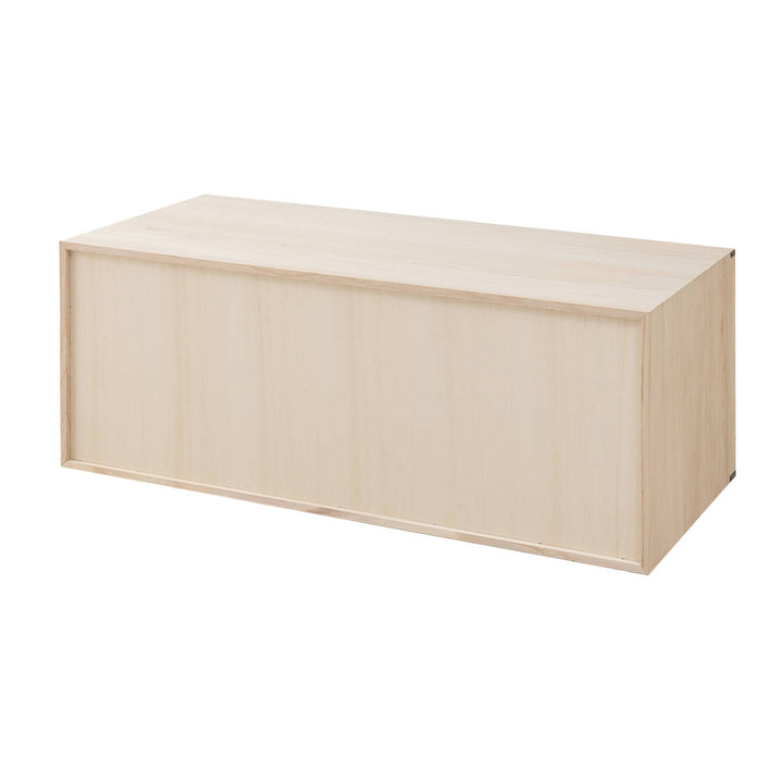 桐タンス幅99.5cm3段上置き兼用桐収納衣装箱引出し日本製完成品