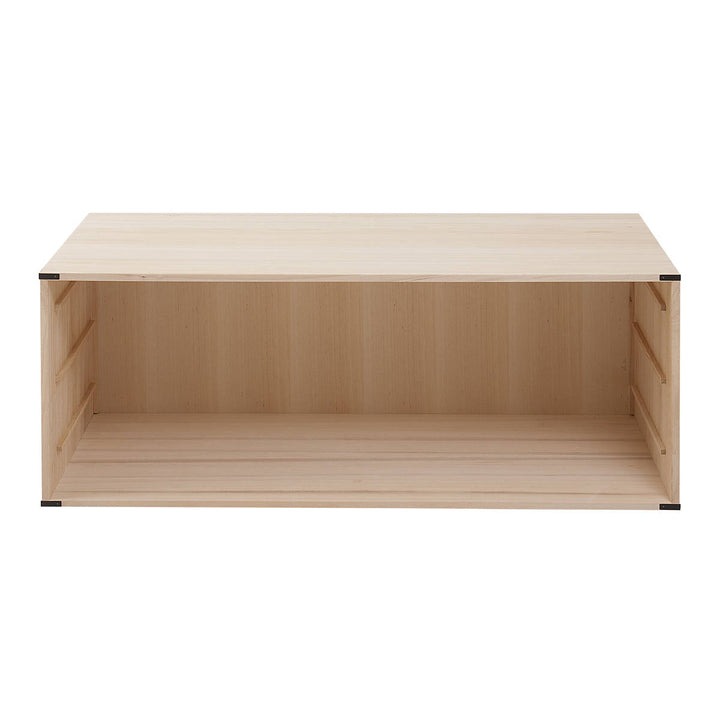 桐タンス幅99.5cm3段上置き兼用桐収納衣装箱引出し日本製完成品