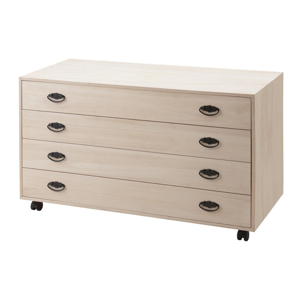 桐タンス幅99.5cm4段総桐日本製キャスター付