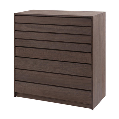 モダン桐タンス 8段 桐チェスト 焼桐仕上げ 幅100cm