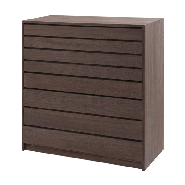 モダン桐タンス8段桐チェスト焼桐仕上げ幅100cm