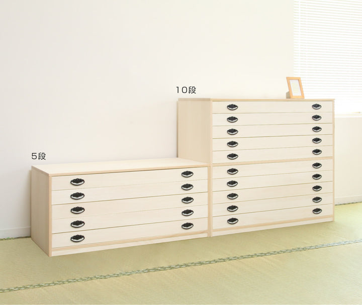 桐タンス幅98.5cm5段引出し完成品日本製