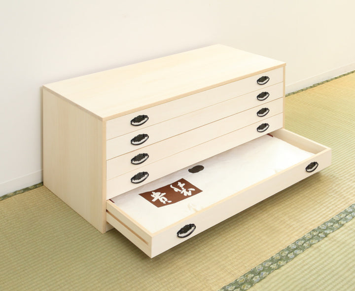 桐タンス幅98.5cm5段引出し完成品日本製
