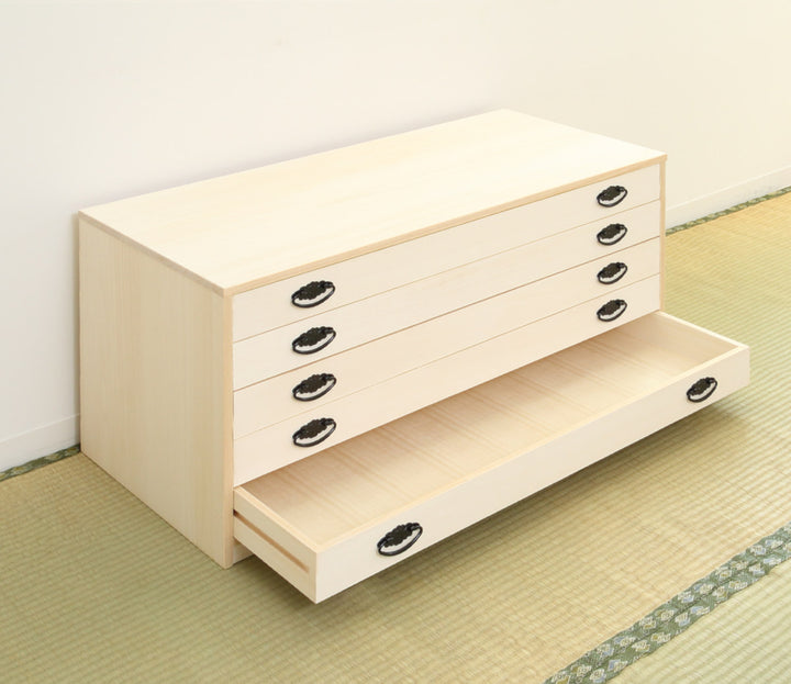 桐タンス幅98.5cm5段引出し完成品日本製