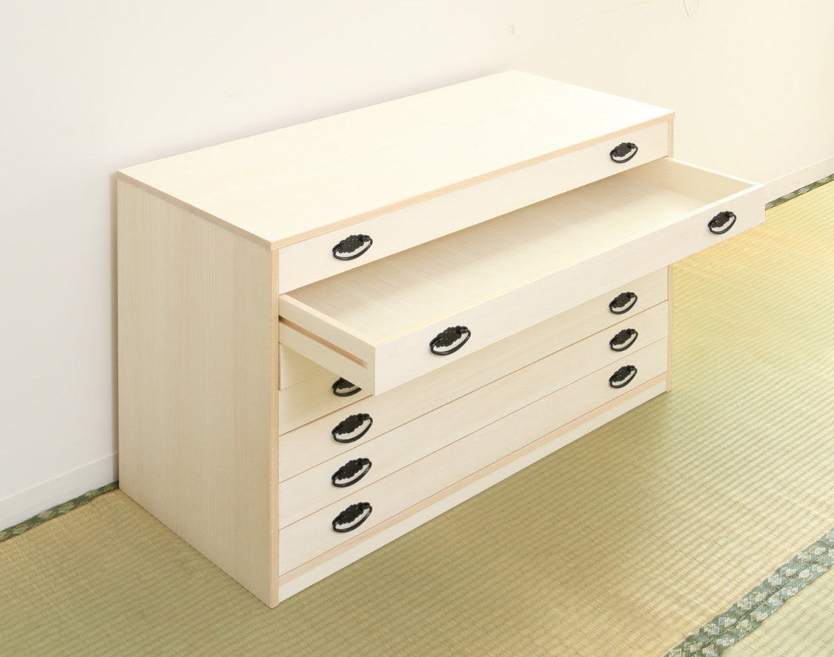 桐タンス 幅98.5cm 7段 引出し 完成品 日本製 – ハウジー