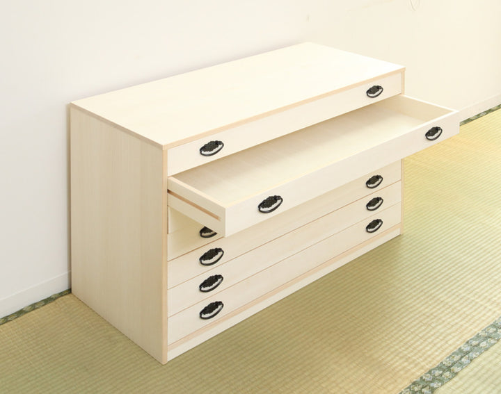 桐タンス幅98.5cm7段引出し完成品日本製
