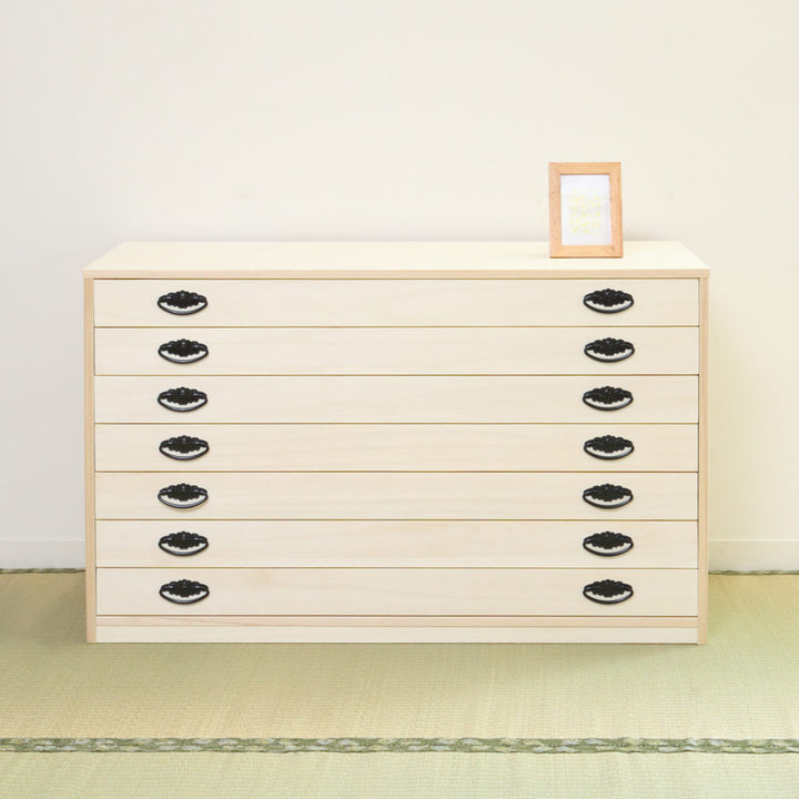 桐タンス幅98.5cm7段引出し完成品日本製