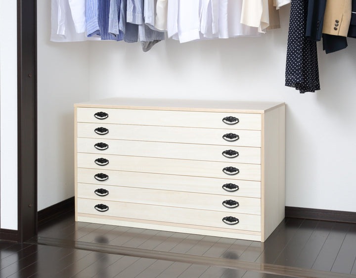 桐タンス幅98.5cm7段引出し完成品日本製