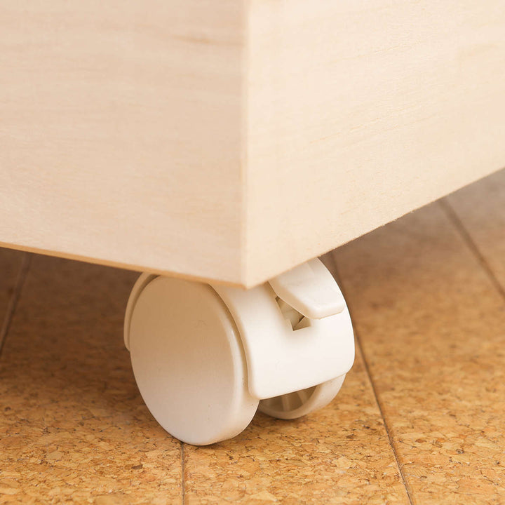 桐衣装ケース4段キャスター付日本製高さ55cm