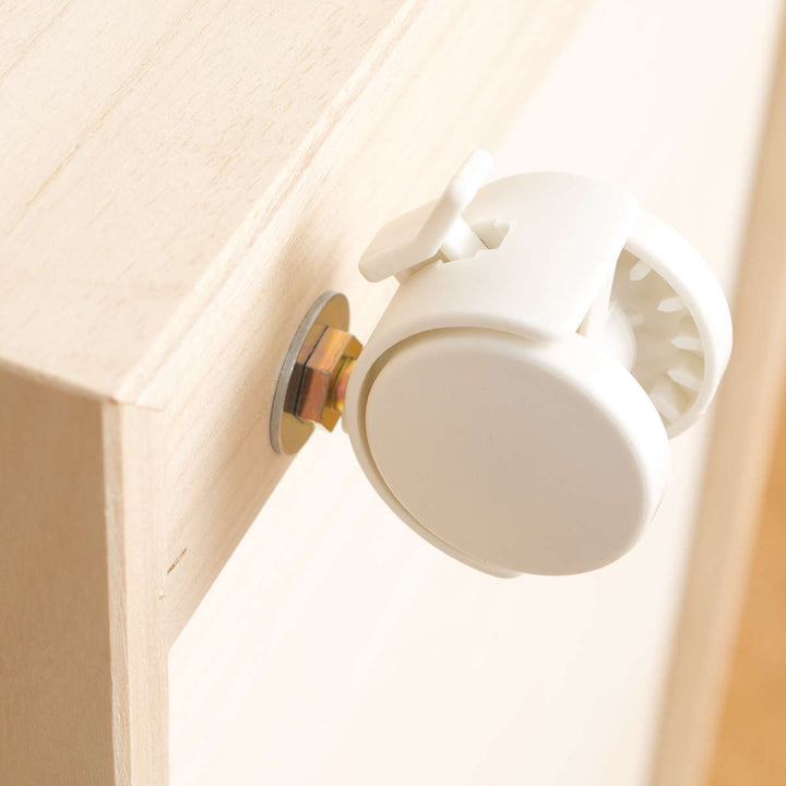 桐衣装ケース4段キャスター付日本製高さ64cm