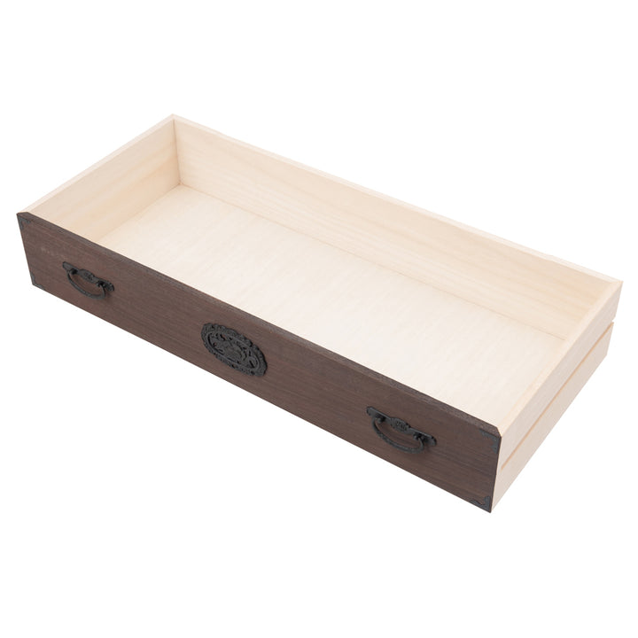 焼桐タンス5段民芸調桐箪笥日本製幅100cm