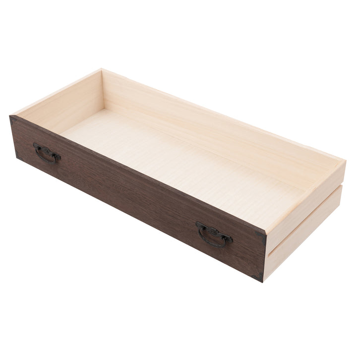 焼桐タンス5段民芸調桐箪笥日本製幅100cm