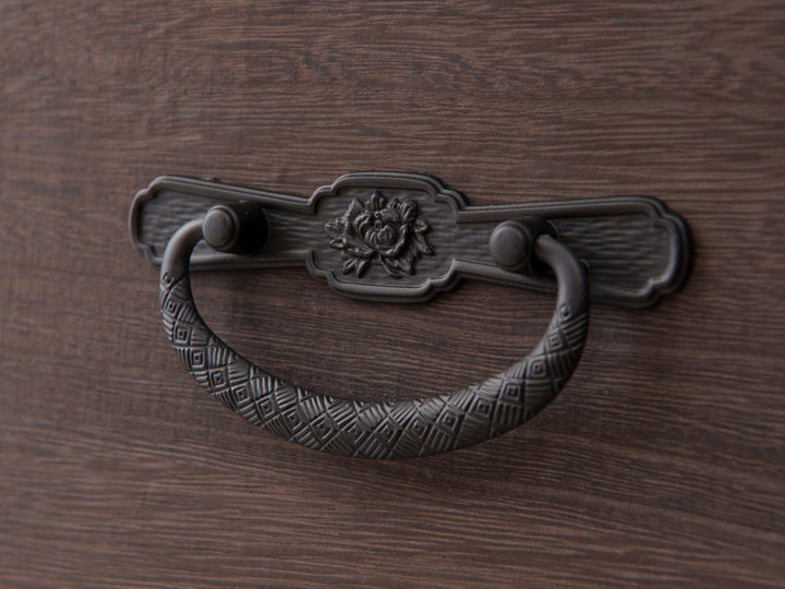 焼桐タンス5段民芸調桐箪笥日本製幅100cm