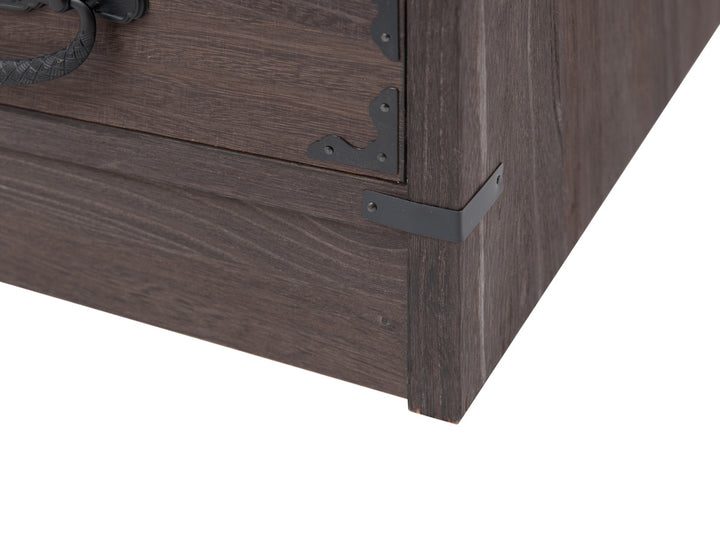 焼桐タンス5段民芸調桐箪笥日本製幅100cm