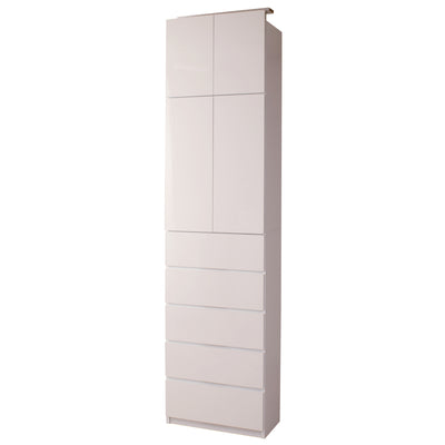 突っ張り 壁面収納 引出しタイプ キャビネット 幅60cm 耐震 日本製