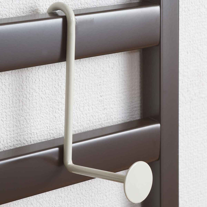 突っ張りラックパーテーション幅60cmブラウン