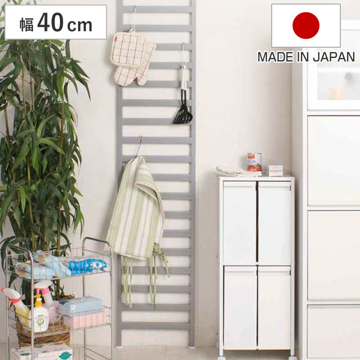 突っ張りラックパーテーション幅40cmシルバー