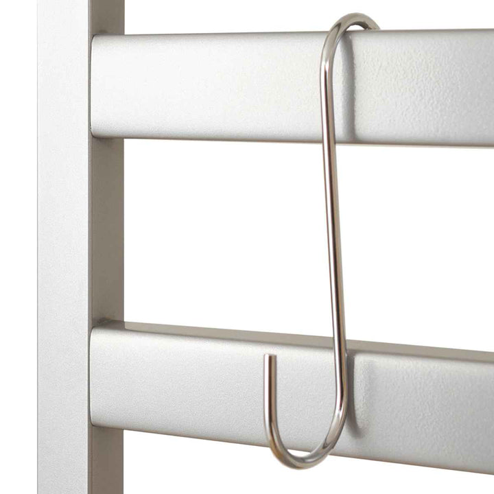 突っ張りラックパーテーション幅40cmシルバー