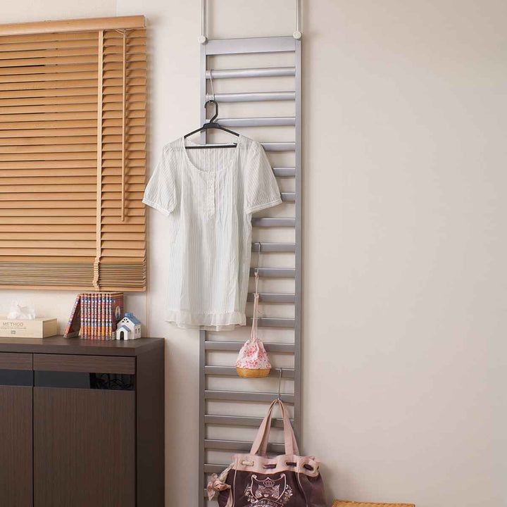 突っ張りラックパーテーション幅40cmシルバー