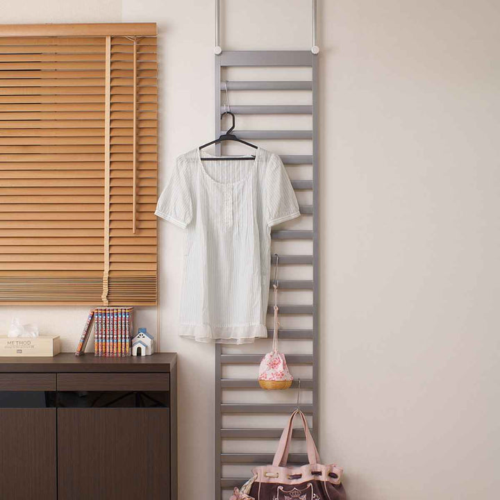 突っ張りラックパーテーション幅40cmシルバー