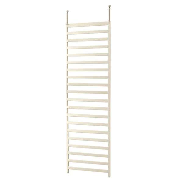 突っ張りラダーラック幅60cmクリームスチール日本製