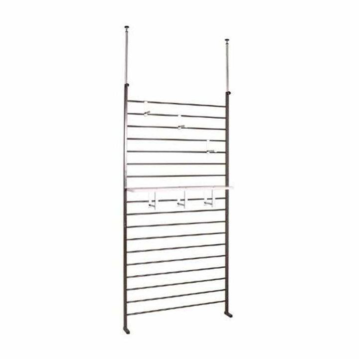 突っ張りラダーラック棚付き幅95cm