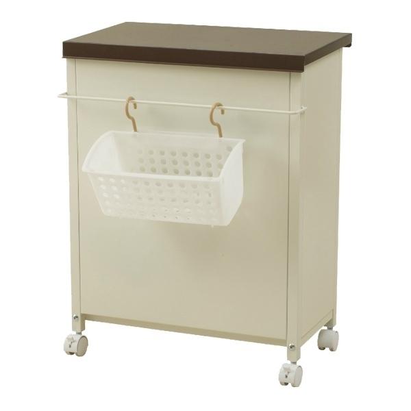 ベランダボックス奥行31.5cm小物収納カゴ付キャスター付