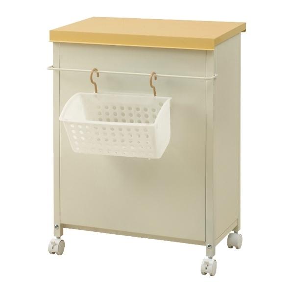 ベランダボックス奥行31.5cm小物収納カゴ付キャスター付