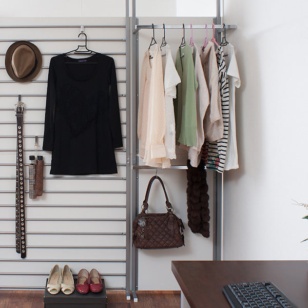 パーテーション突っ張り幅60cmクローゼットハンガーラック間仕切りつっぱりラック収納