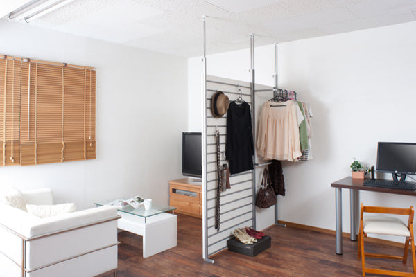 パーテーション突っ張り幅60cmクローゼットハンガーラック間仕切りつっぱりラック収納