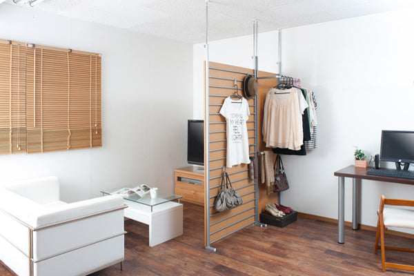 パーテーション突っ張り幅60cmクローゼットハンガーラック間仕切りつっぱりラック収納