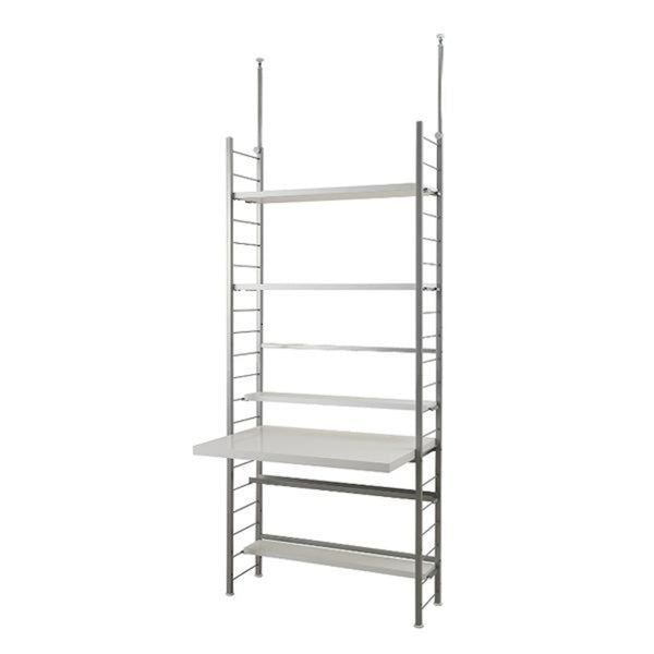 突っ張りスリムデスク幅91cm