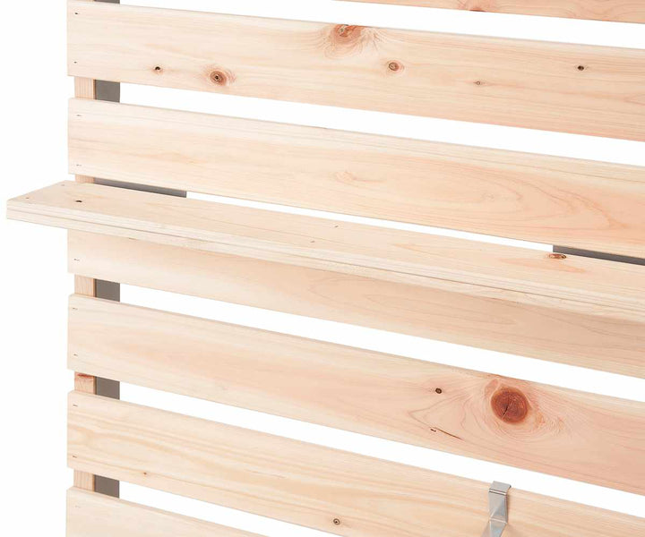 突っ張りラックひのき製用棚板幅60cm2枚組