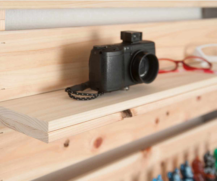 突っ張りラックひのき製用棚板幅90cm2枚組