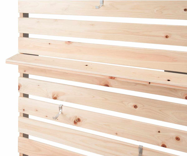 突っ張りラックひのき製用棚板幅90cm2枚組